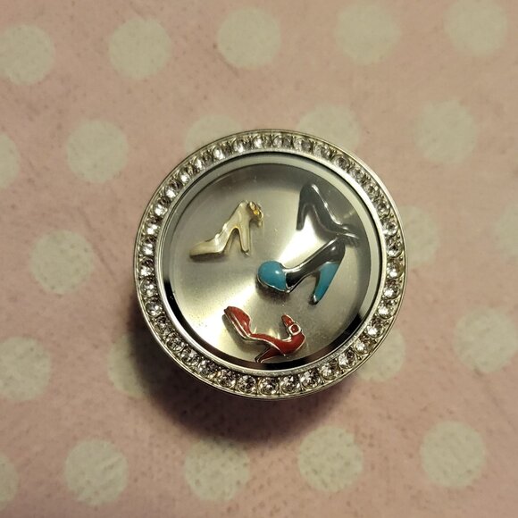 Origami owl heel charms (lot of 3) - Picture 1 of 2